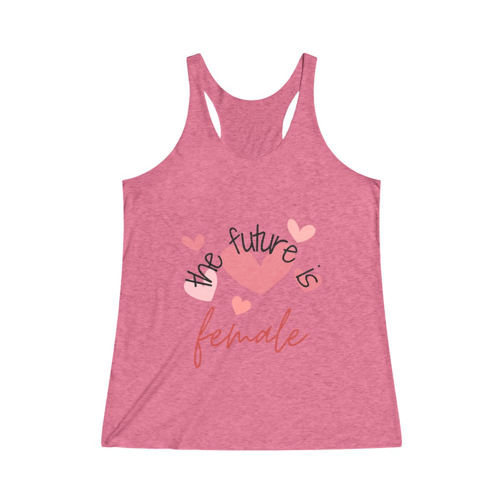 The Future is Female - Hearts Women's tanktop