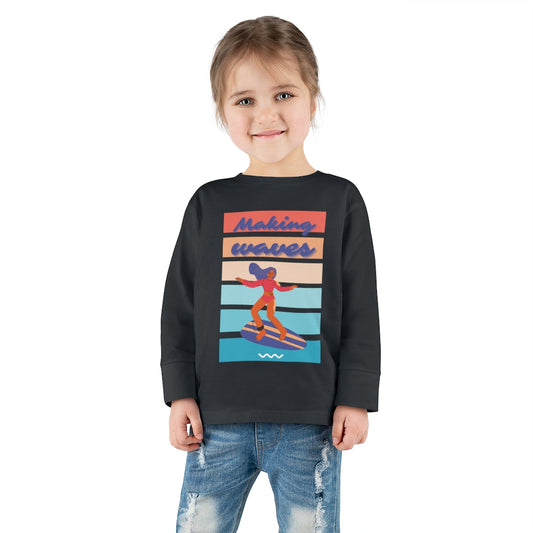 Making Waves - Toddler Long Sleeve T-shirt