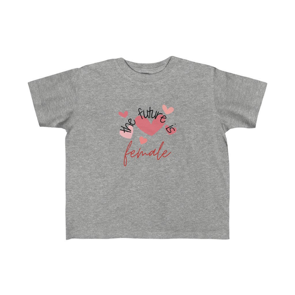 The Future is Female - Hearts Toddler T-shirt