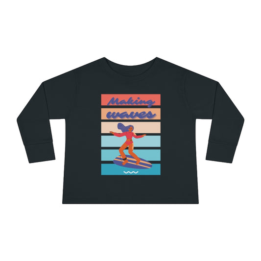 Making Waves - Toddler Long Sleeve T-shirt