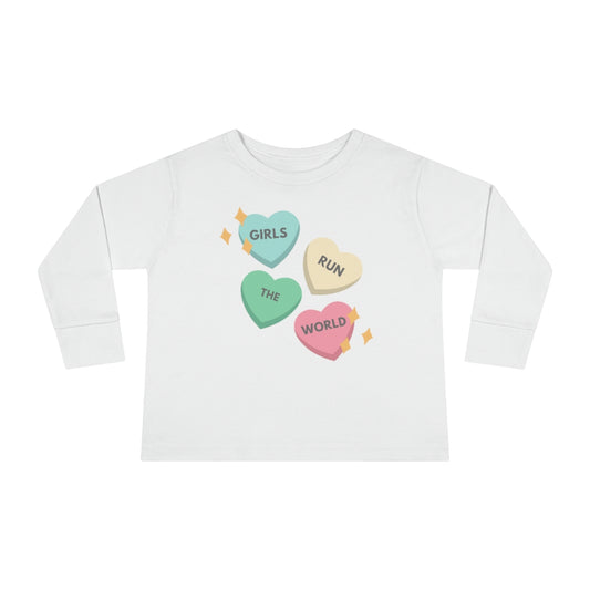 Girls Run the World - Toddler Long Sleeve T-shirt