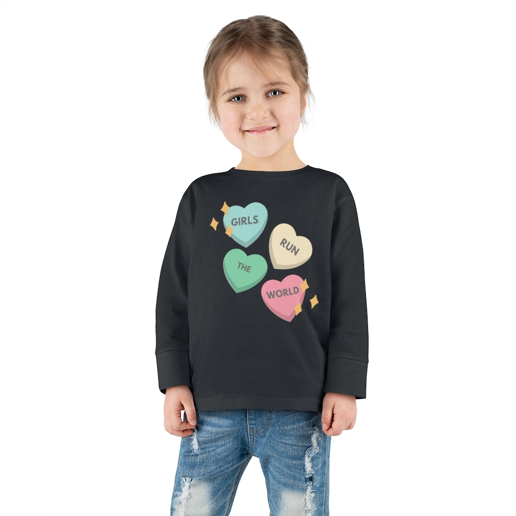 Girls Run the World - Toddler Long Sleeve T-shirt