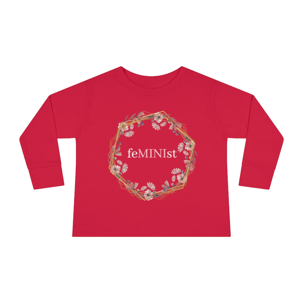 feMINIst - Toddler long sleeve T-shirt