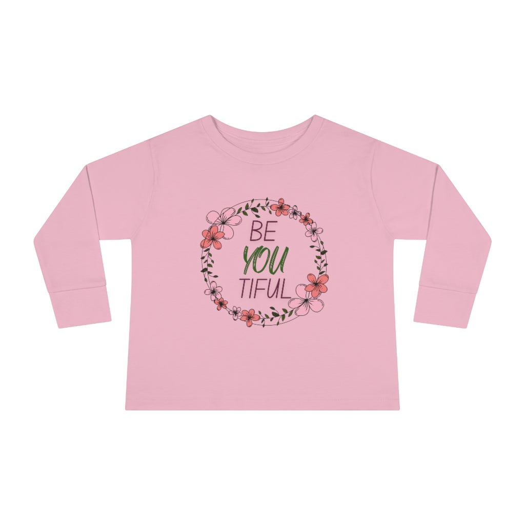 beYOUtiful - Toddler long sleeve T-shirt