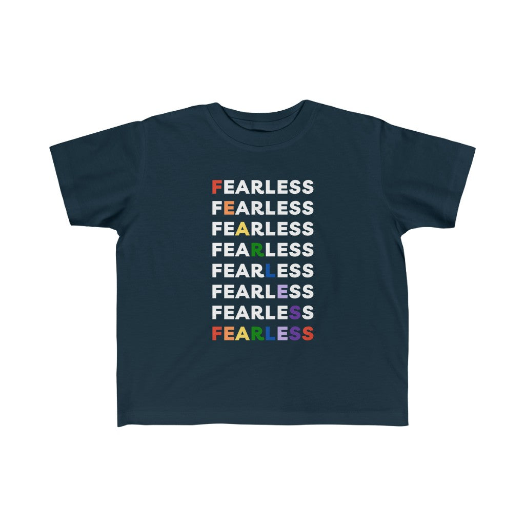 Fearless Rainbow - Toddler T-shirt