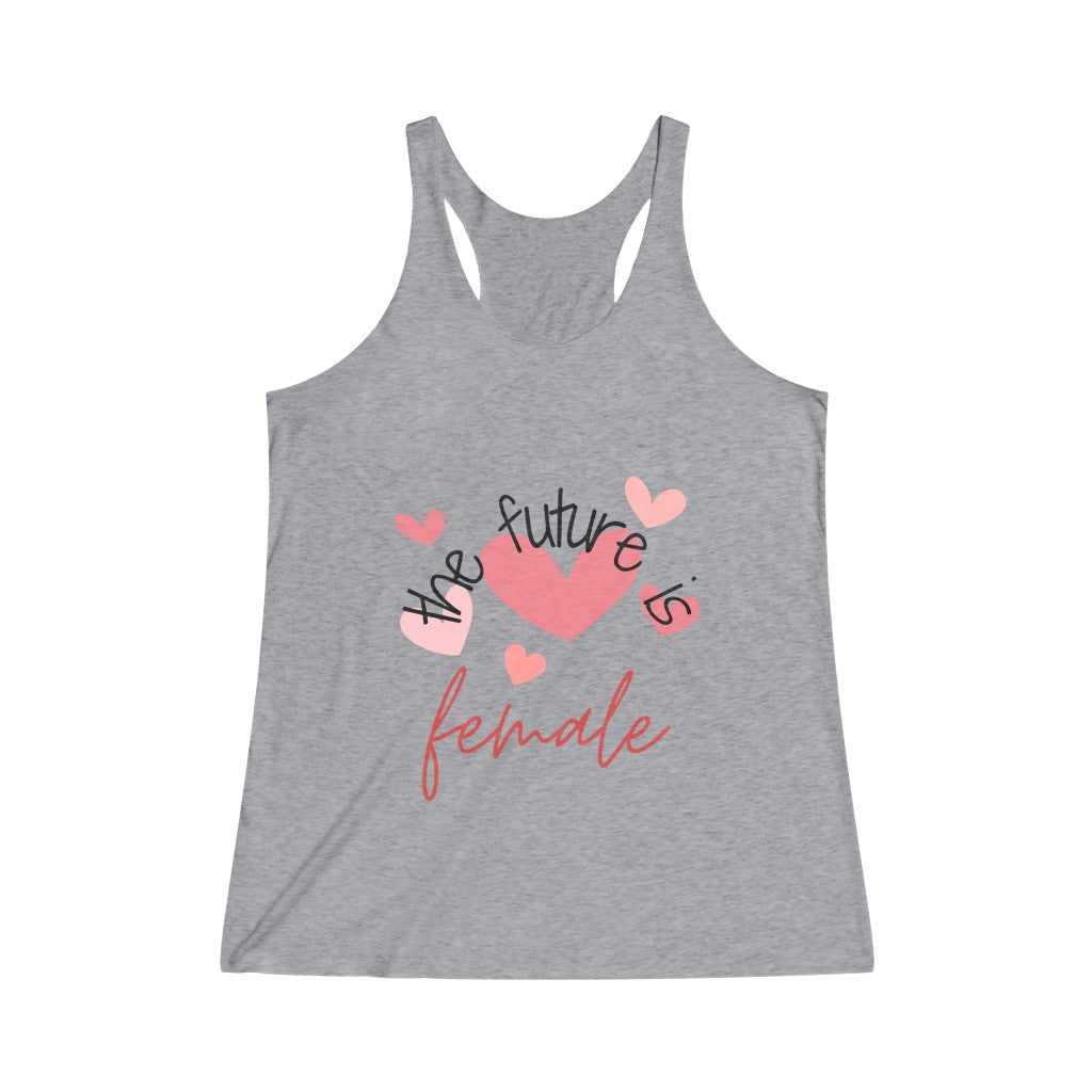 The Future is Female - Hearts Women's tanktop