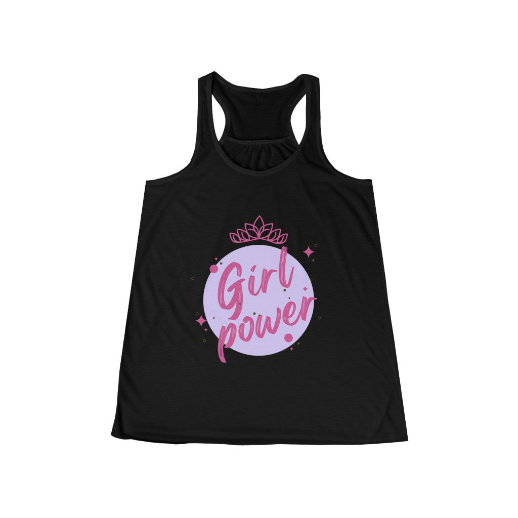 Girl Power - Women's Flowy Racerback Tank