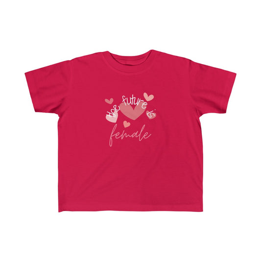 The Future is Female - Hearts Toddler T-shirt