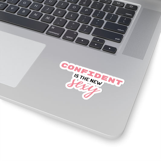 Confident is the New Sexy - Kiss-Cut Stickers