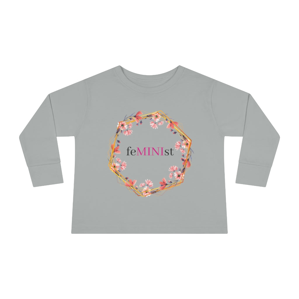 feMINIst - Toddler long sleeve T-shirt