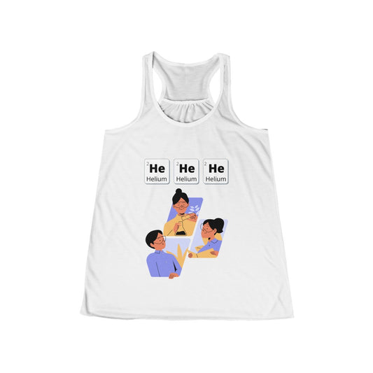 HeHeHe - Women's Flowy Racerback Tank