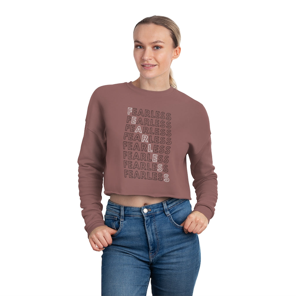 Fearless - Women's Cropped Sweatshirt