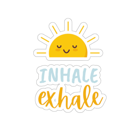 Inhale Exhale - Kiss-Cut Sticker