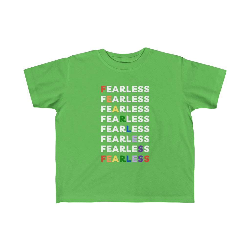 Fearless Rainbow - Toddler T-shirt