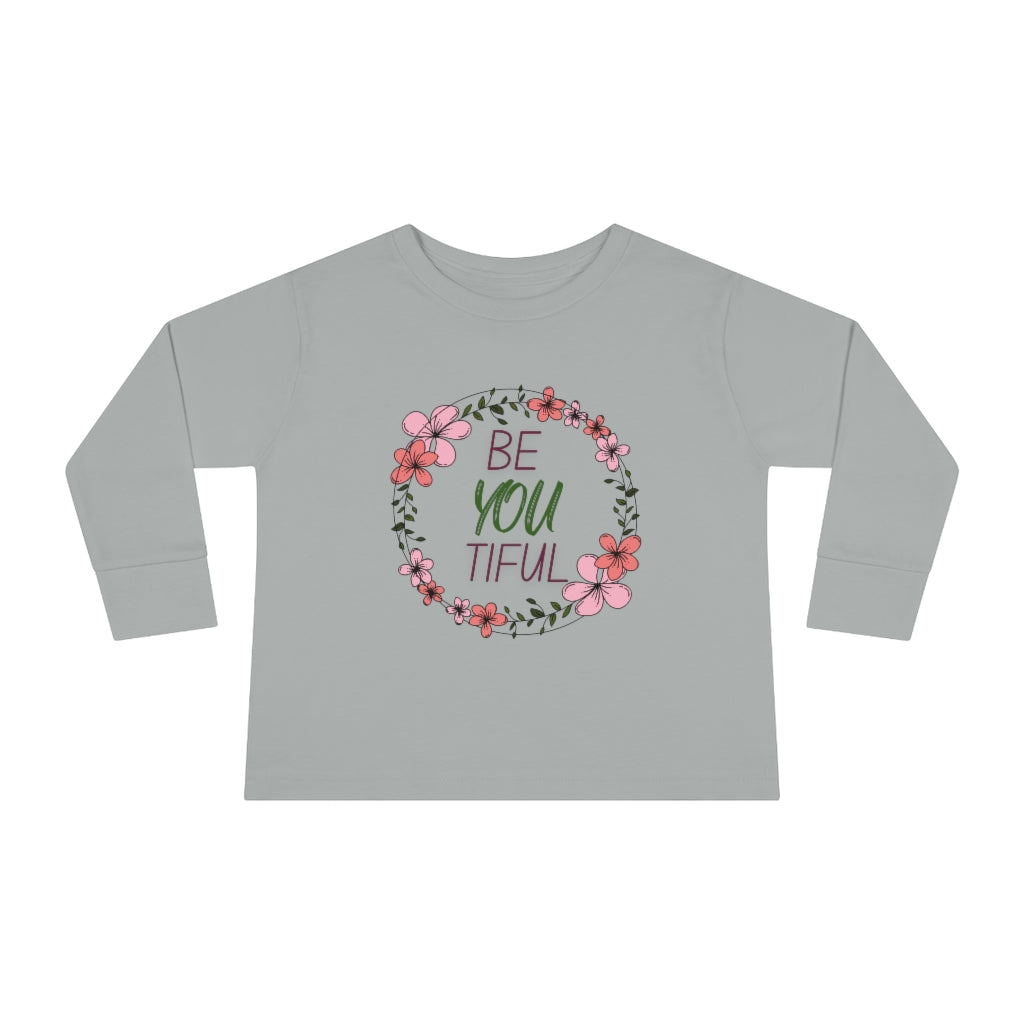 beYOUtiful - Toddler long sleeve T-shirt