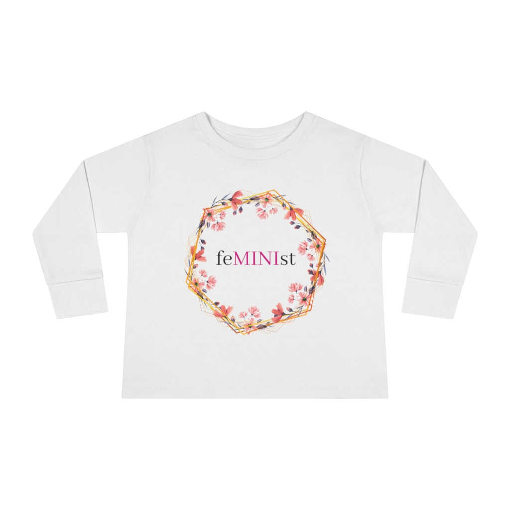 feMINIst - Toddler long sleeve T-shirt