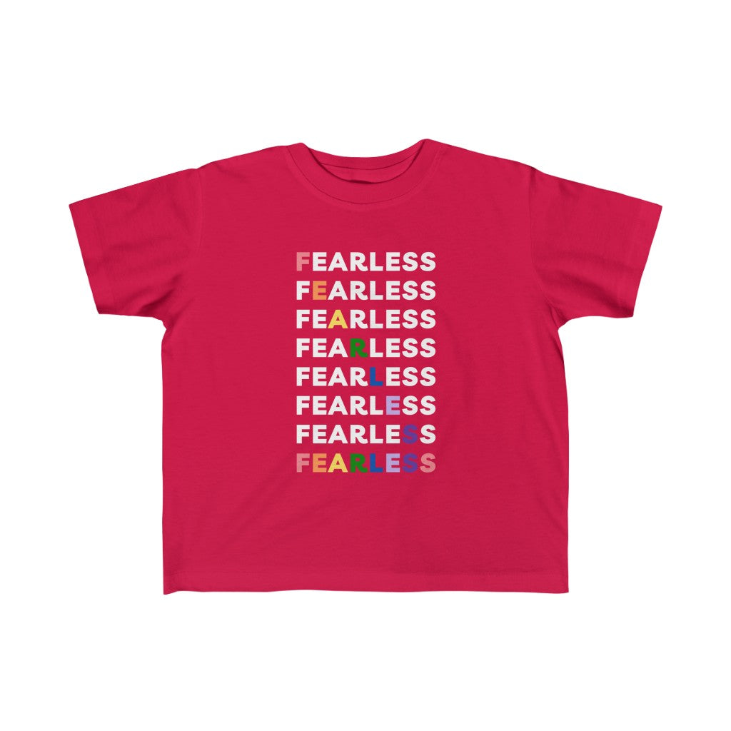 Fearless Rainbow - Toddler T-shirt