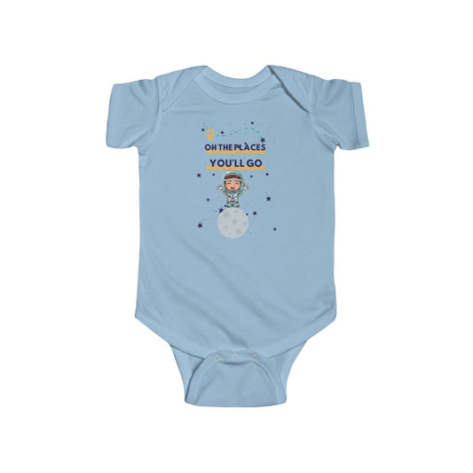Oh the Places You'll Go - Astronaut Infant Onesie