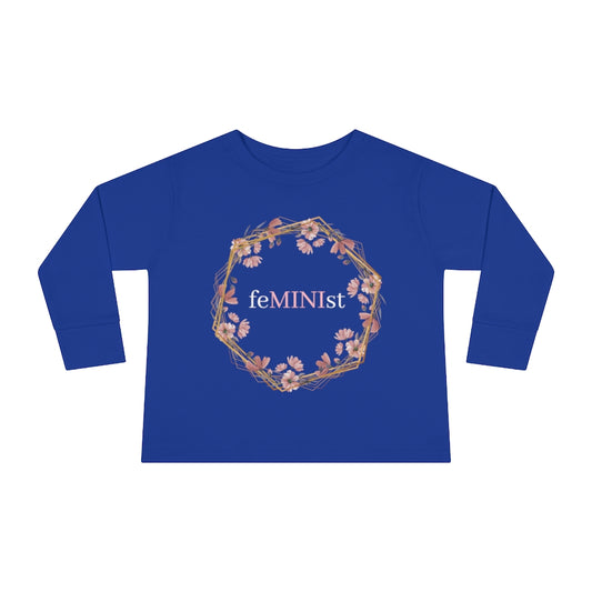 feMINIst - Toddler long sleeve T-shirt
