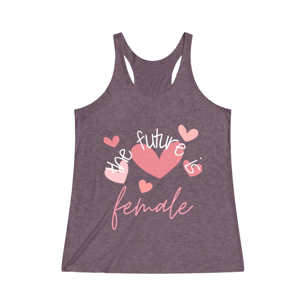 The Future is Female - Hearts Women's tanktop