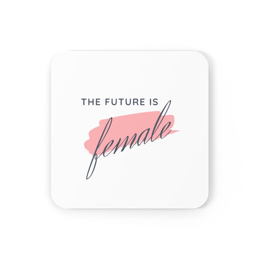 The Future is Female - Corkwood Coaster Set