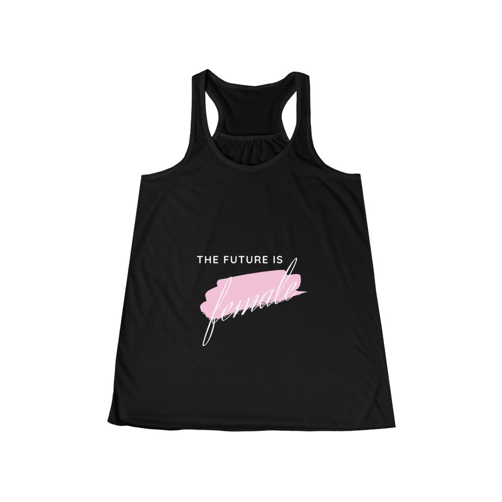 The Future is Female - Women's Flowy Racerback Tank