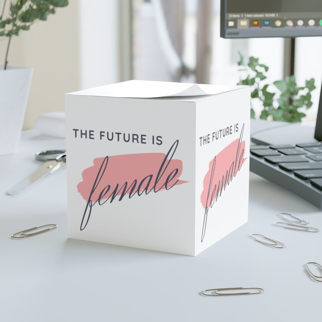 The Future is Female - Note Cube