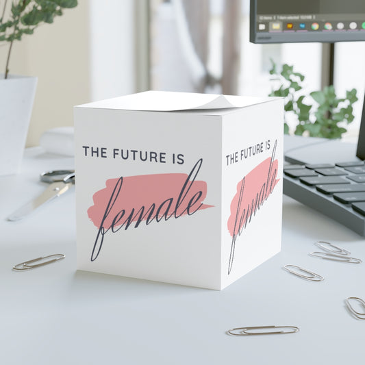 The Future is Female - Note Cube