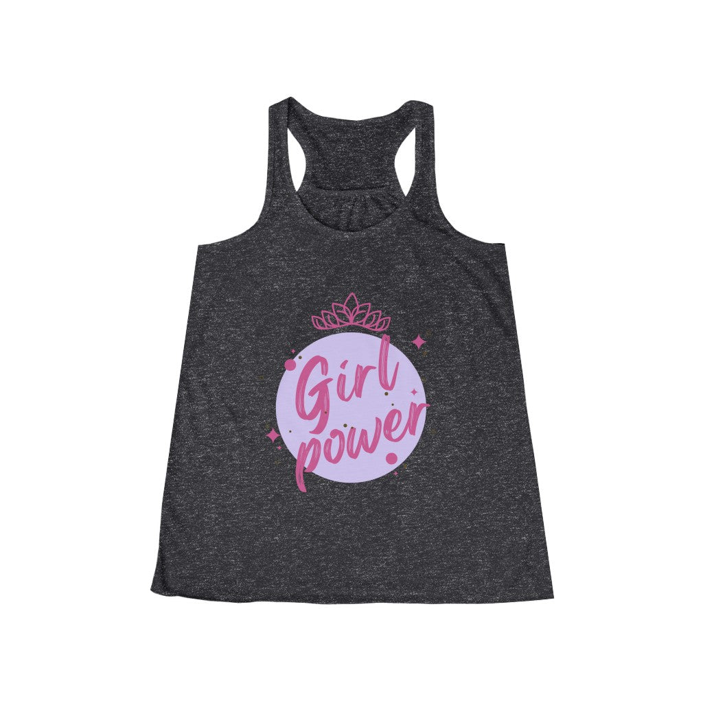 Girl Power - Women's Flowy Racerback Tank