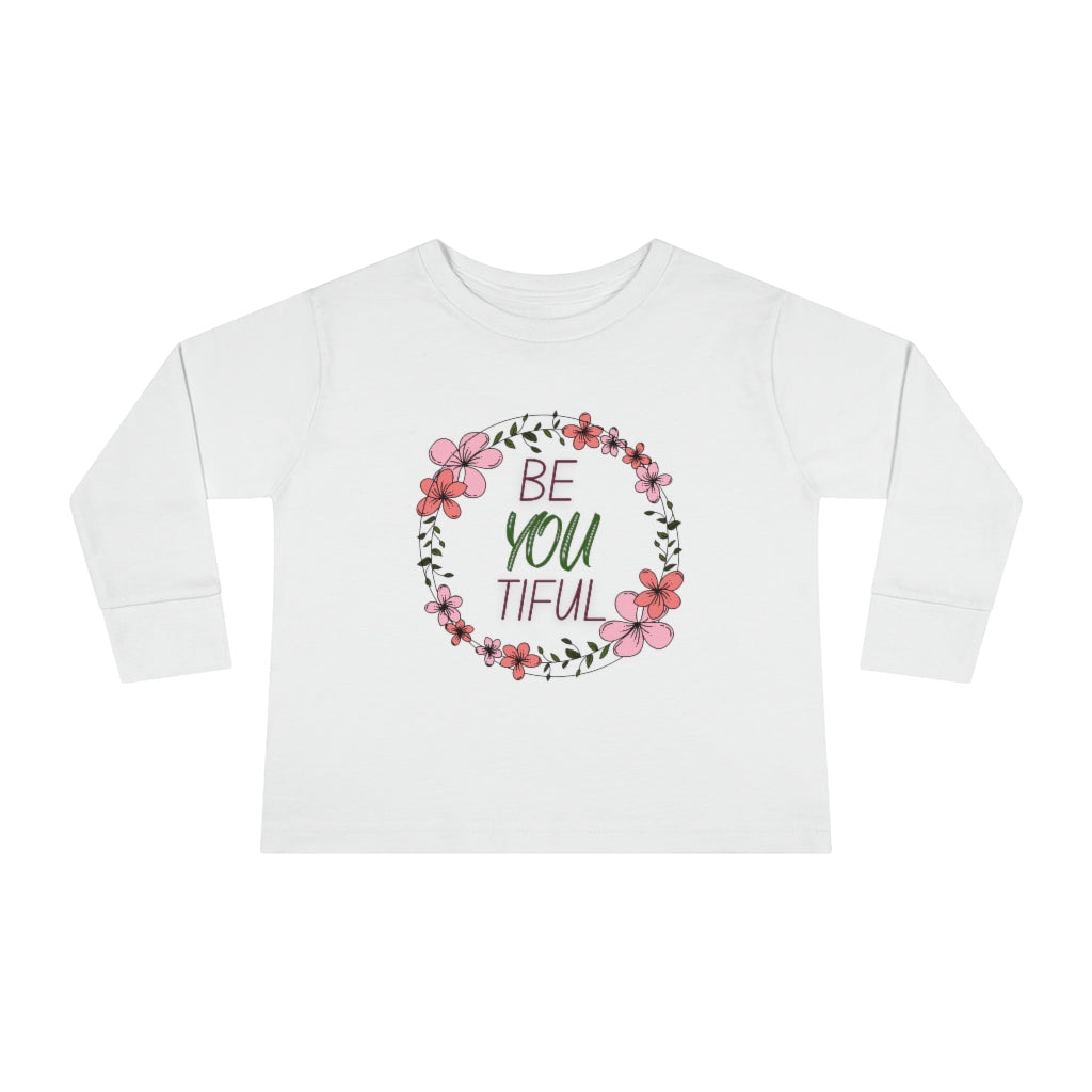 beYOUtiful - Toddler long sleeve T-shirt