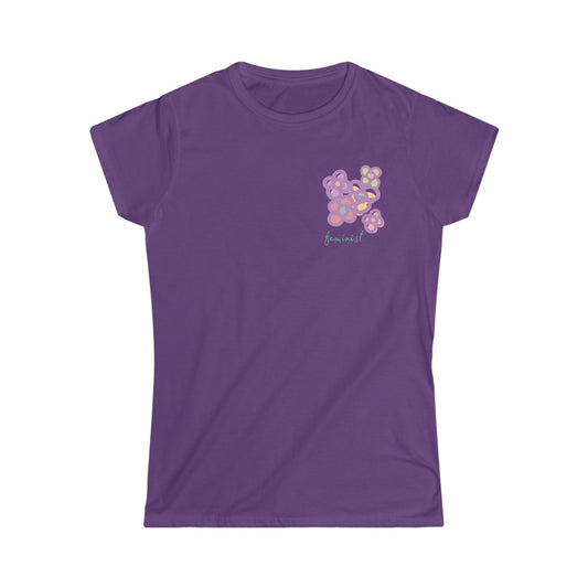 Feminist Mini-Floral - Women's T-shirt