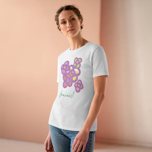 Floral Feminist - Women's T-shirt