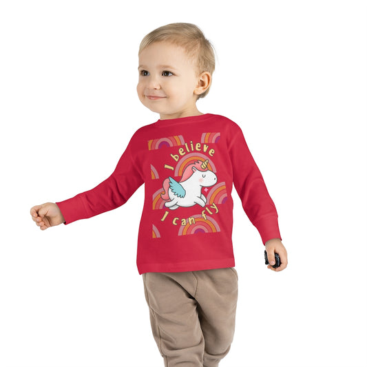 I Believe I Can Fly - Toddler Long Sleeve T-shirt