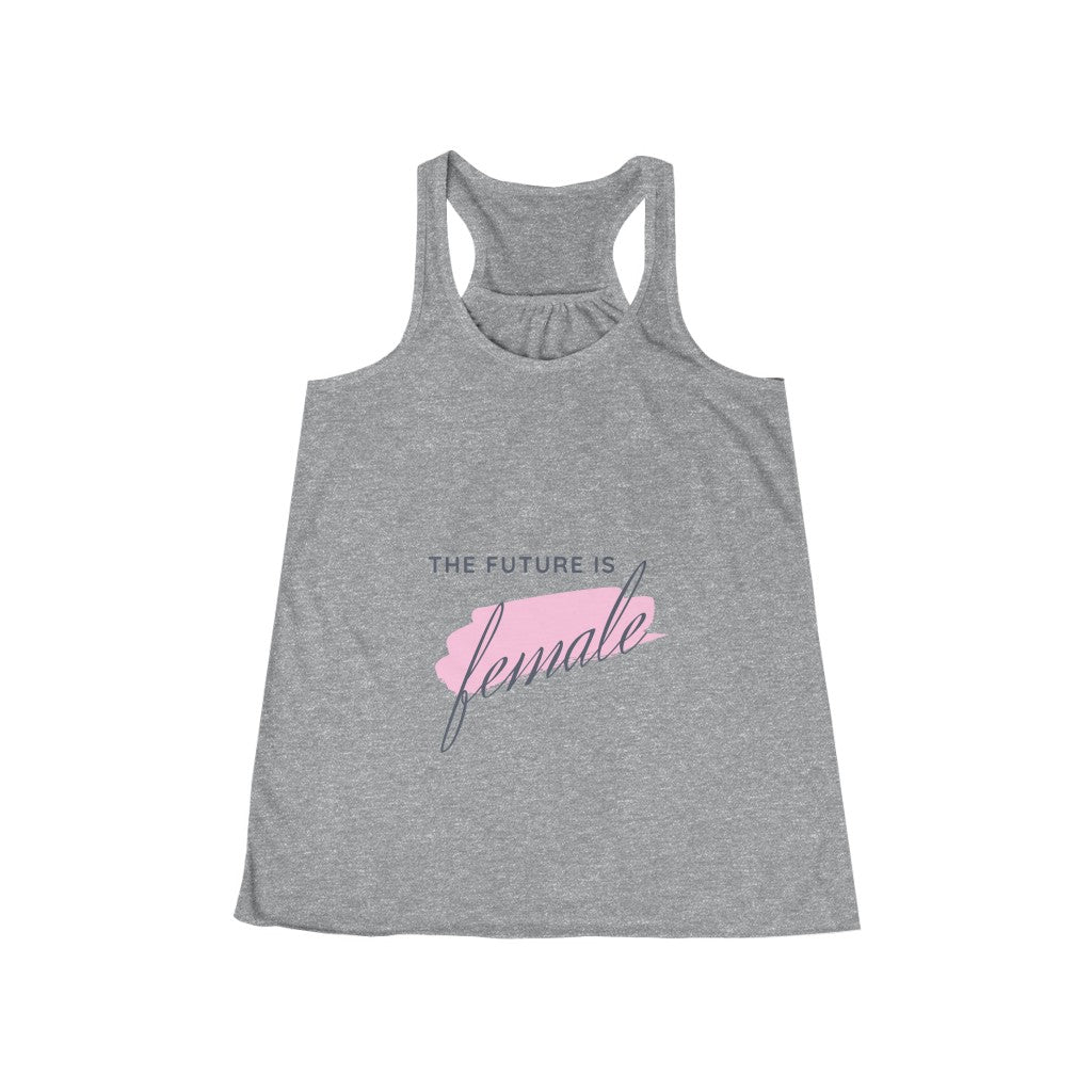 The Future is Female - Women's Flowy Racerback Tank