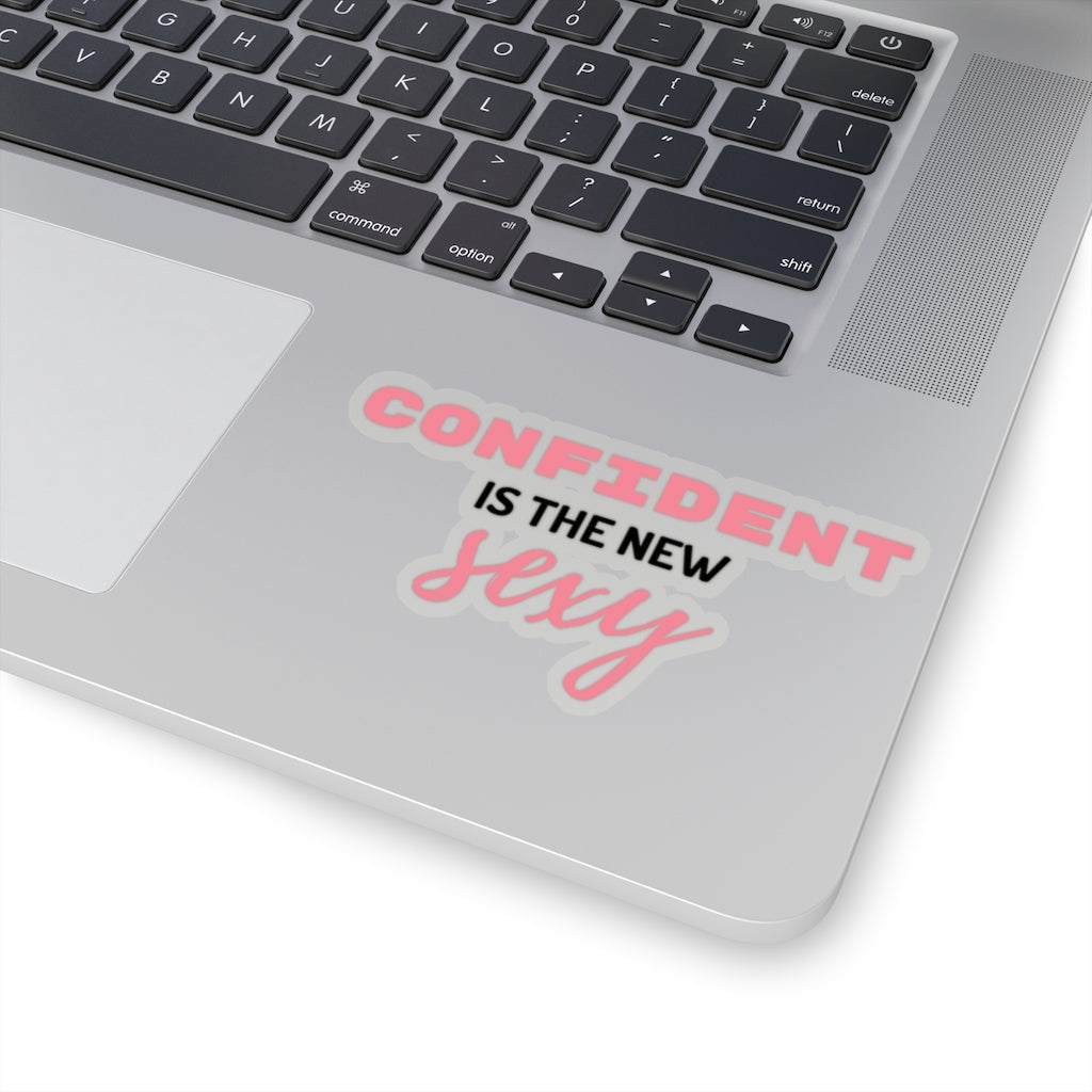 Confident is the New Sexy - Kiss-Cut Stickers