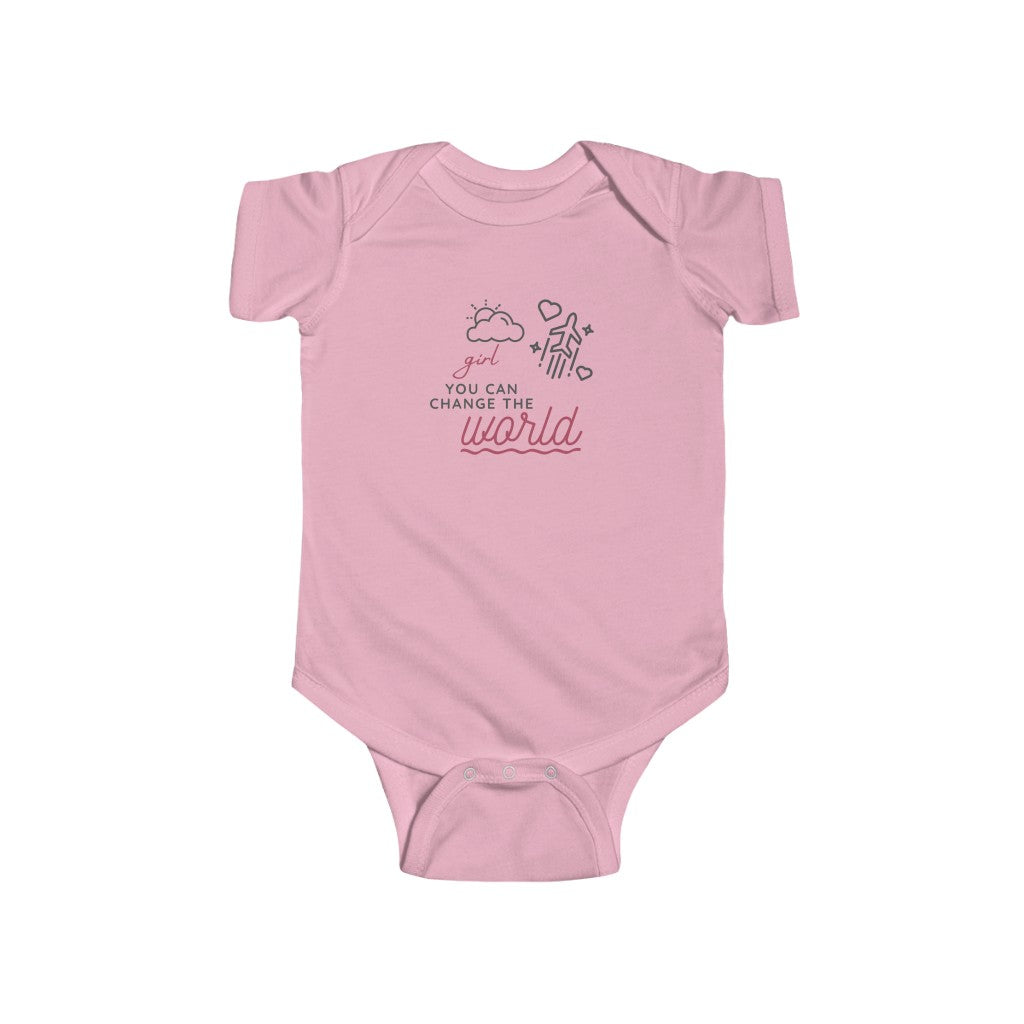 Girl You Can Change the World - Infant Onesie