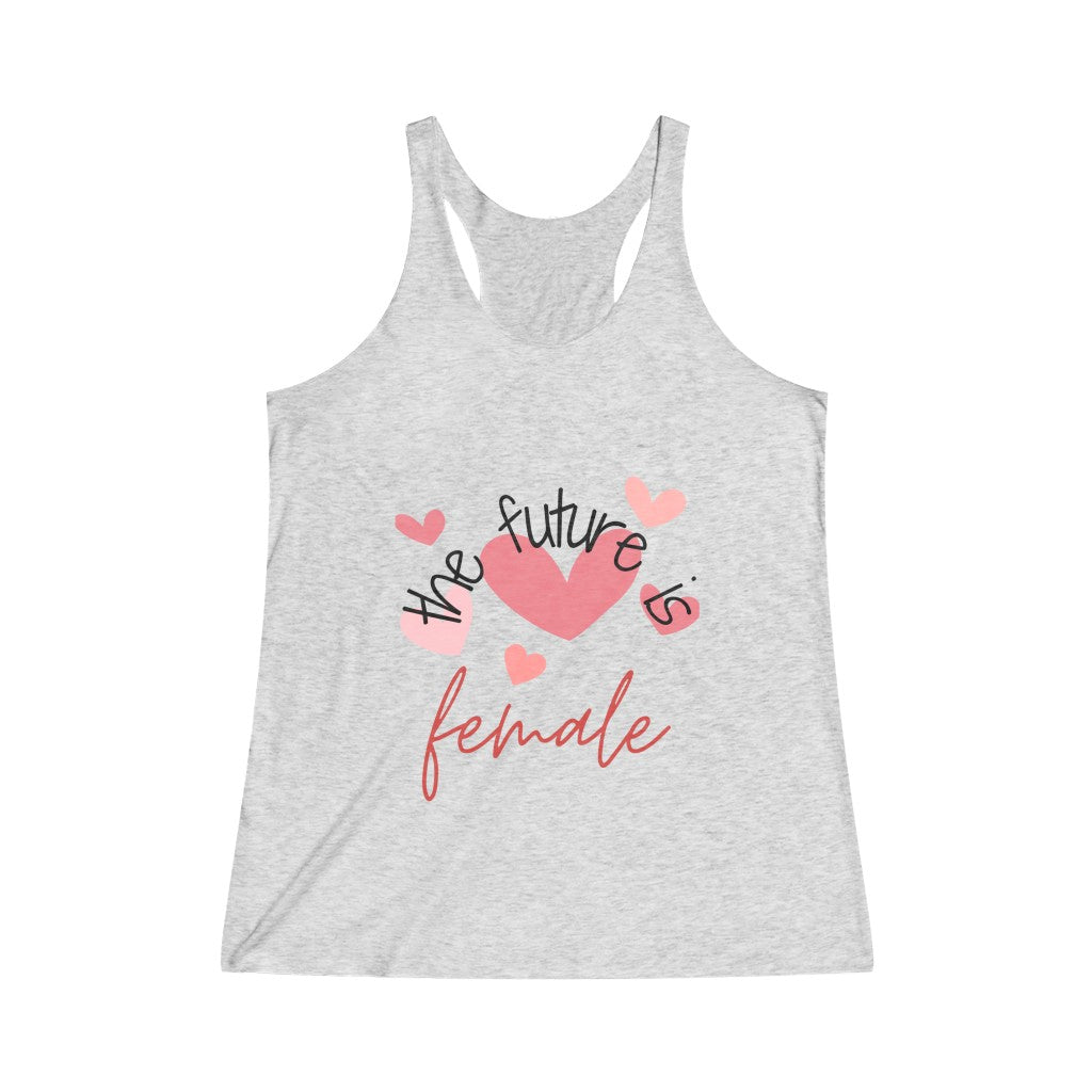 The Future is Female - Hearts Women's tanktop