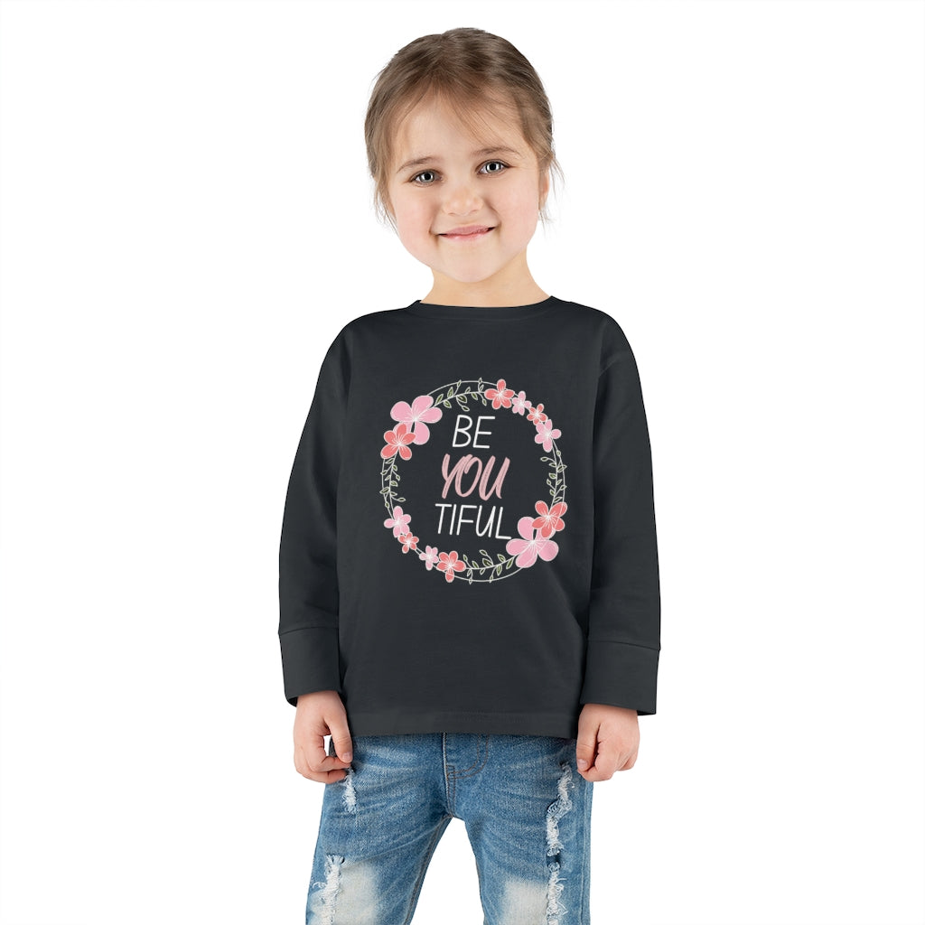 beYOUtiful - Toddler long sleeve T-shirt