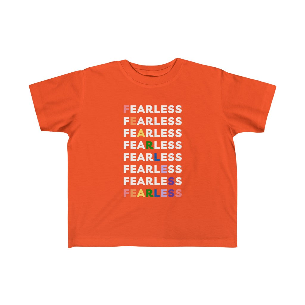 Fearless Rainbow - Toddler T-shirt