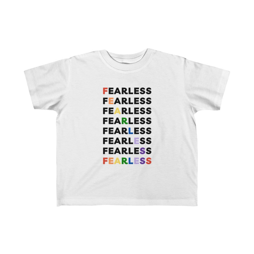 Fearless Rainbow - Toddler T-shirt