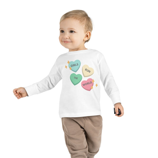 Girls Run the World - Toddler Long Sleeve T-shirt
