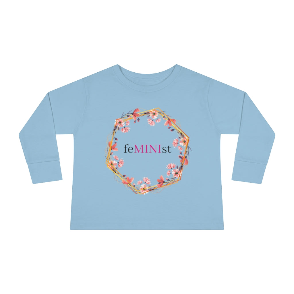 feMINIst - Toddler long sleeve T-shirt