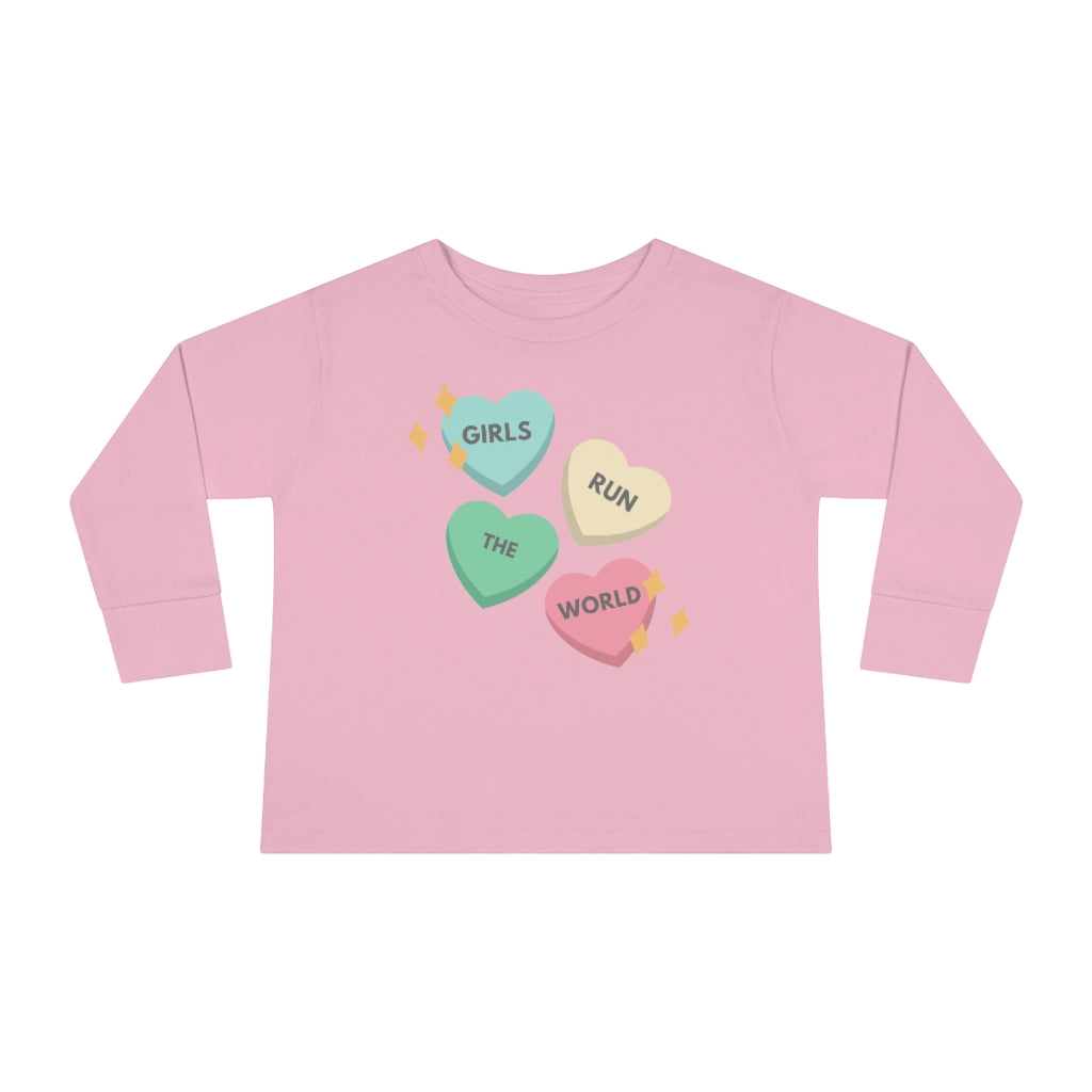 Girls Run the World - Toddler Long Sleeve T-shirt