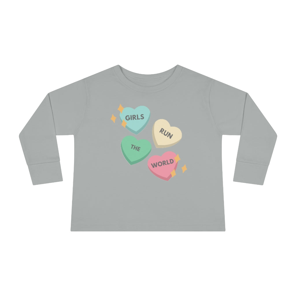 Girls Run the World - Toddler Long Sleeve T-shirt