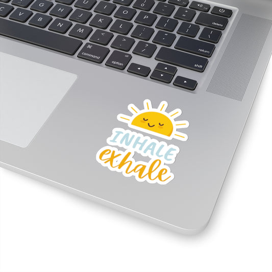 Inhale Exhale - Kiss-Cut Sticker