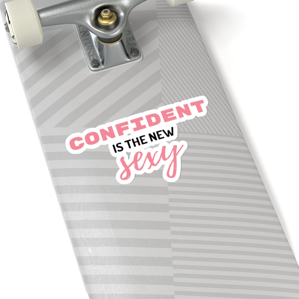 Confident is the New Sexy - Kiss-Cut Stickers