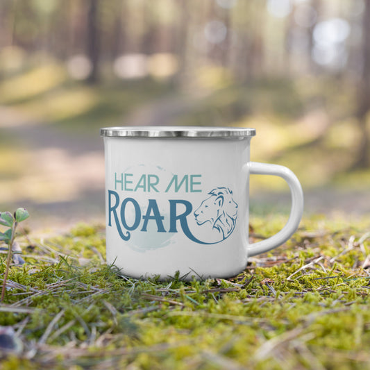 Hear Me Roar - Enamel Camper Mug