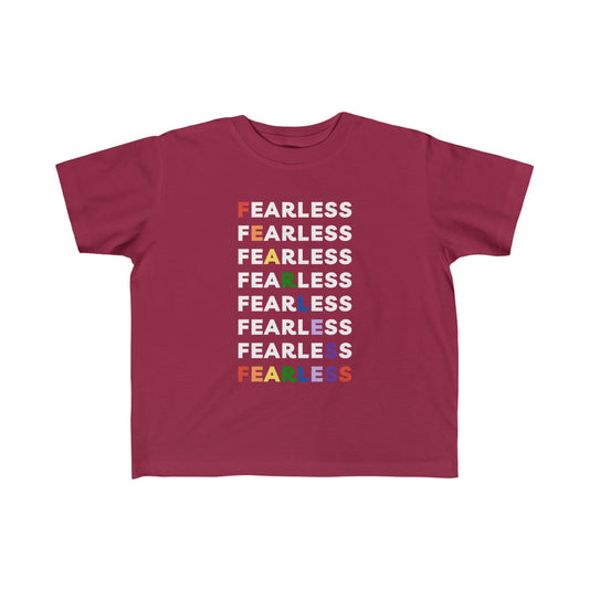 Fearless Rainbow - Toddler T-shirt