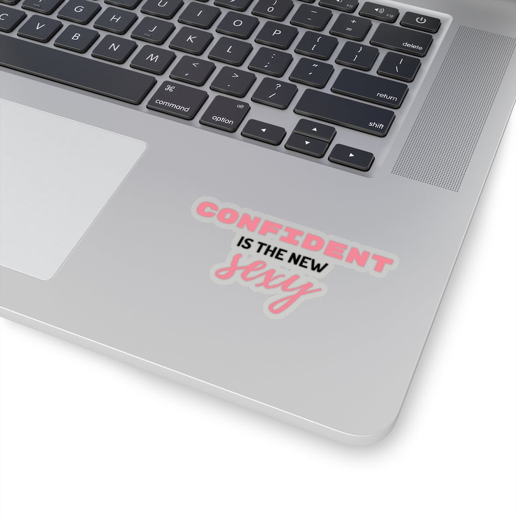 Confident is the New Sexy - Kiss-Cut Stickers
