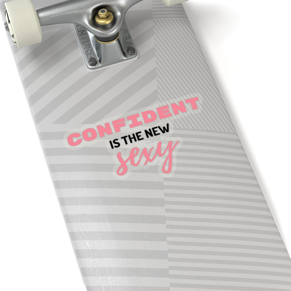Confident is the New Sexy - Kiss-Cut Stickers